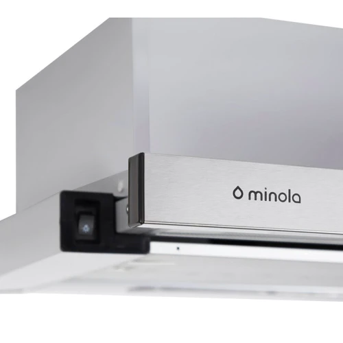 Вытяжка Minola HTL 5010 I 430: Материал корпуса нержавеющая сталь, стекло