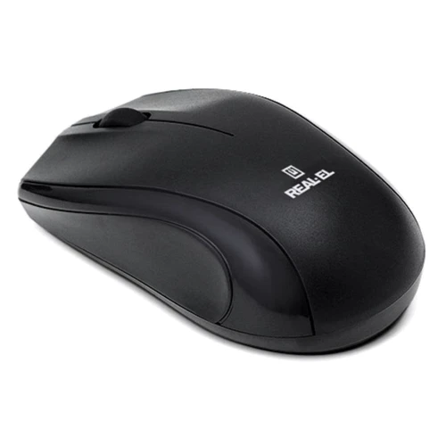 Мышь REAL-EL RM-250 USB+PS/2, black