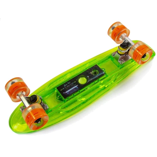 Penny Fish Skateboard Original Green Музыкальная и светящаяся дека