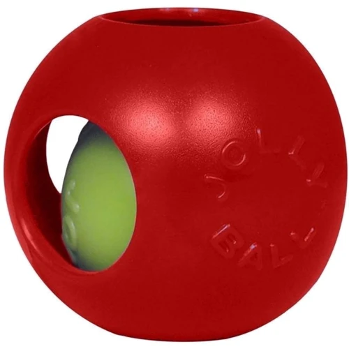 Игрушка для собак Jolly Pets мяч двойной Тизер болл 16 см красная (1506RD)