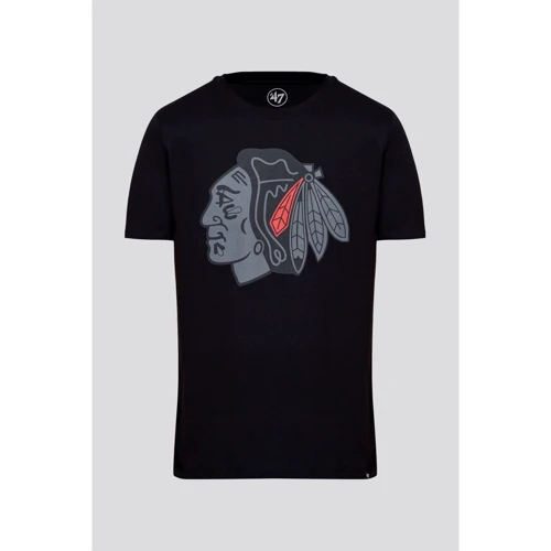 футболки 47 Brand NHL Chicago Blackhawks (548676JK-FS) M чорна з принтом