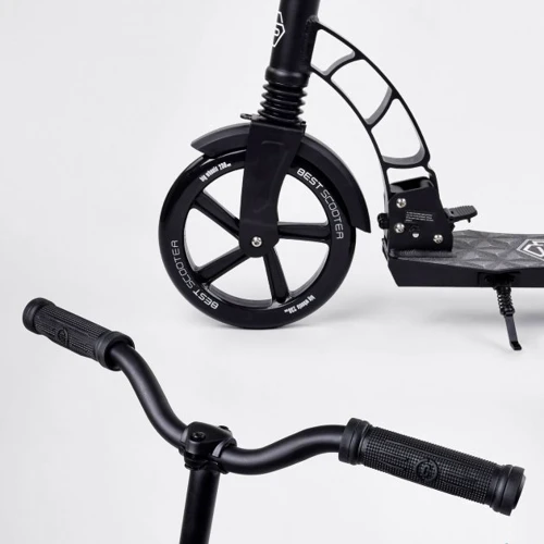 Самокат двухколесный Best Scooter серый (37681): Тип колес литые