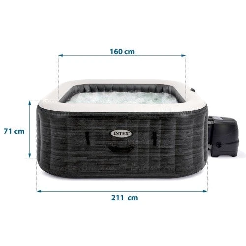 Баcсейн-джакузи Intex 211х211х71 см (28450) фото 2