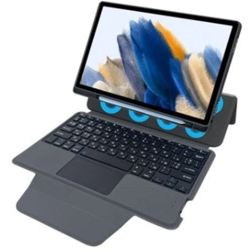 Аксесуар для планшетних ПК AirOn Premium Case Smart Keyboard Black для Samsung SM-X200 Galaxy Tab A8 10.5 2022 (4822352781097) фото 5