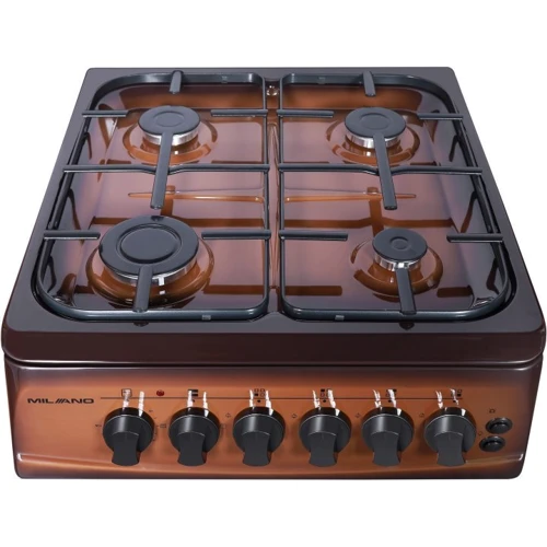 Плита комбінована Milano ML50 E20 Brown: Розміри 85x50x60 см