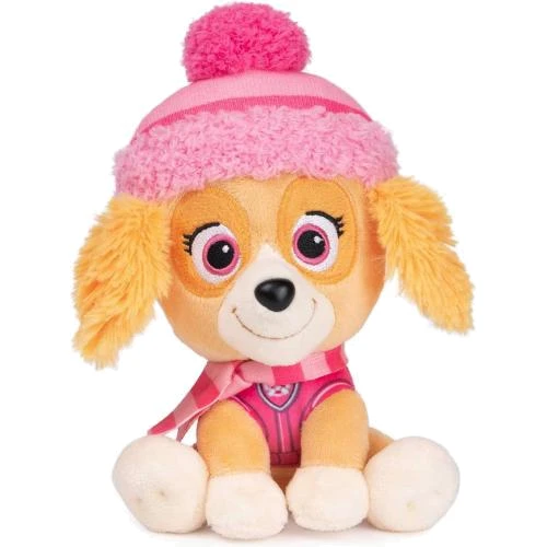 М'яка іграшка Paw Patrol Щенячий патруль Цуценя Скай Зимові свята 15 см (SM33351/6068125)