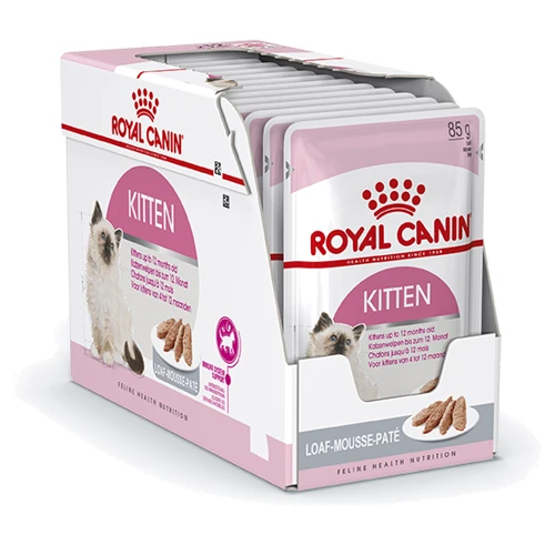 Влажный корм для котят Royal Canin Kitten Loaf 85гx12 шт. (41450011)