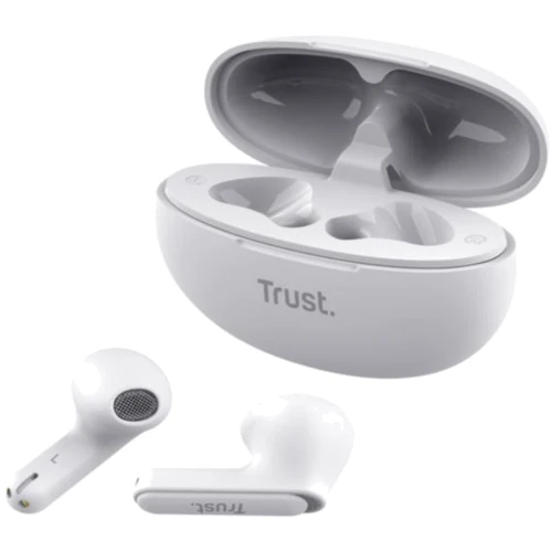 Навушники Trust Yavi Earphones BT White (25173): Тип кріплення без креплений