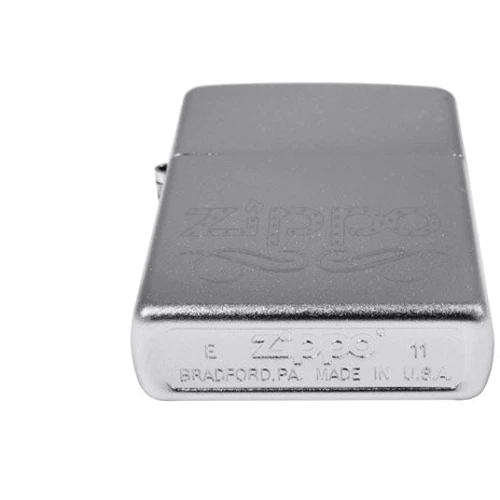 Зажигалка Zippo 205 SCROLL SATIN CHROME (24335) фото 6