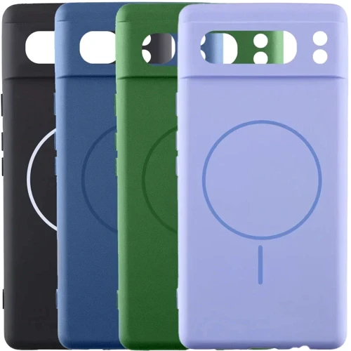 Чехол для телефонов Lakshmi Case Silicone Cover Full Camera MagFit Black for Google Pixel 8 Pro: Материал силикон