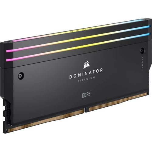 Corsair 64 GB (2x32GB) DDR5 6600 MHz Dominator Titanium RGB Black (CMP64GX5M2X6600C32) фото 5