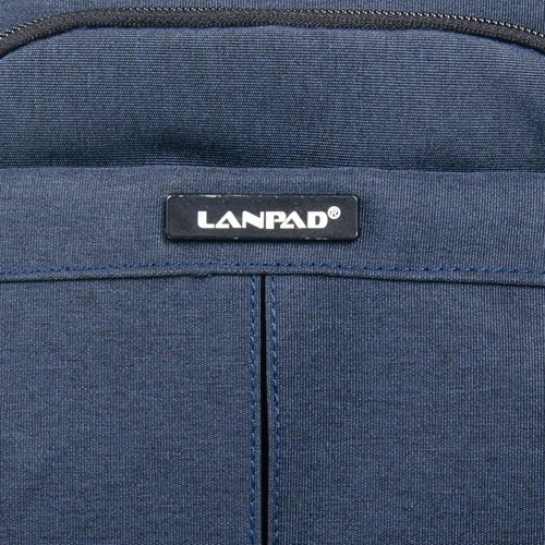 Мужская сумка через плечо Lanpad синяя (33027): Пол Мужской