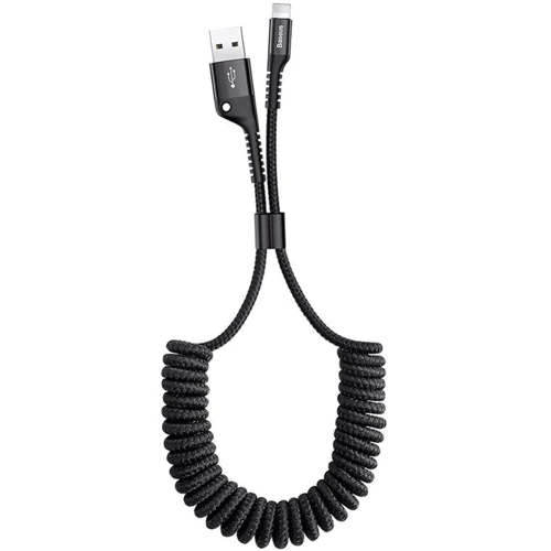 

Baseus Usb Cable to Lightning Fish Eye Spring 1m Black (CALSR-01)