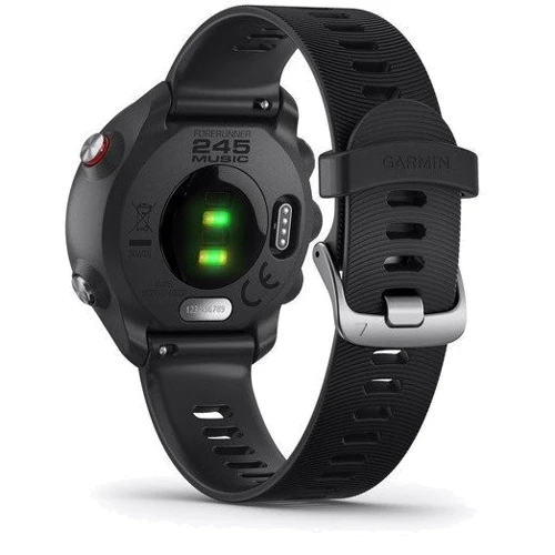 Смарт-годинник Garmin Forerunner 245 Music Black (010-02120-30): Колір ремінця чорний