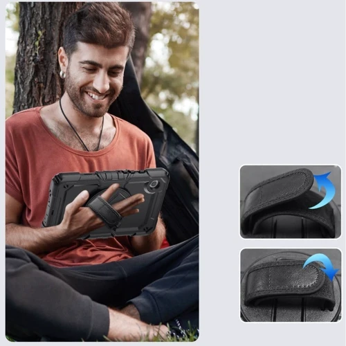Аксессуар для планшетных ПК RugCase Shockproof Grip Black for Samsung Galaxy Tab S7 T870/T875 / Galaxy Tab S8 2022 X700/X706 фото 5