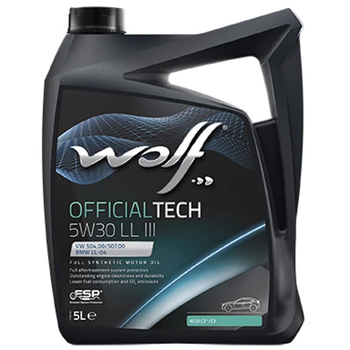Моторное масло WOLF OFFICIALTECH 5W30 LL III 5л