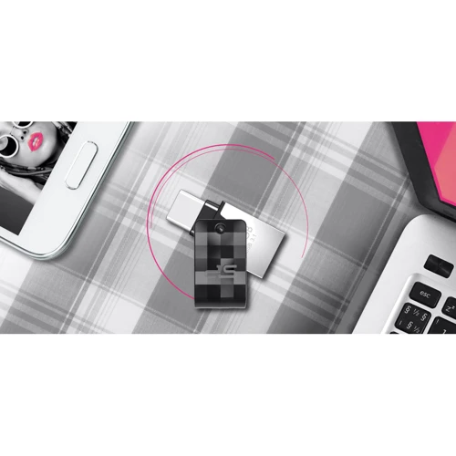 USB-флешка Silicon Power 64GB Mobile C31 USB 3.1/Type-C Black (SP064GBUC3C31V1K) фото 4