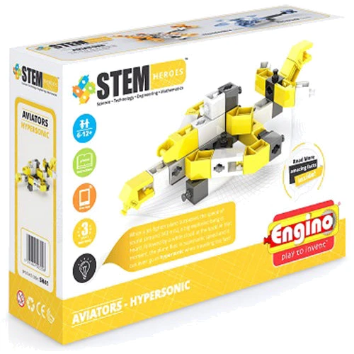 Конструктор Engino Stem Heroes Авиация: Сверхзвуковой самолет (SH41)