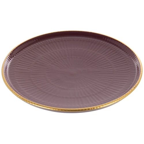 Тарелка десертная Alba ceramic Bordeaux 20.5 см (769-054)