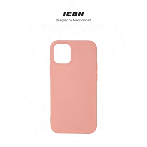 Чехол для iPhone ArmorStandart ICON Case Pink (ARM57495) for iPhone 12/iPhone 12 Pro: Материалы Силикон