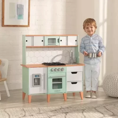 Детская кухня KidKraft Mid-Century Modern с системой легкого складывания EZ Kraft Assembly (53432) фото 6