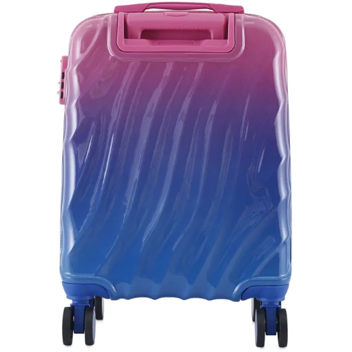 Чемодан Semi Line 20" (S) Rose/Blue Gradient темно-розовый градиент (T5650-1): Фактура Глянцевая
