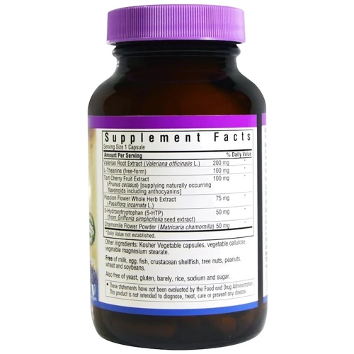 Bluebonnet Nutrition, Targeted Choice, Sleep Support, 60 Veggie Caps (2006): Форма выпуска Капсулы
