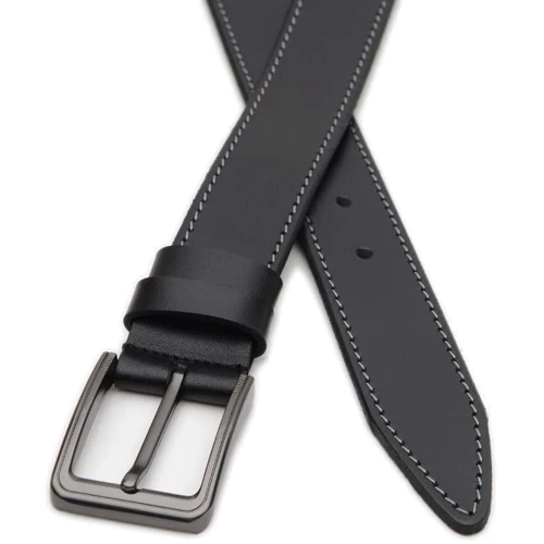 Чоловічий ремінь Borsa Leather чорний (V1115GX40-black): Стать Чоловік
