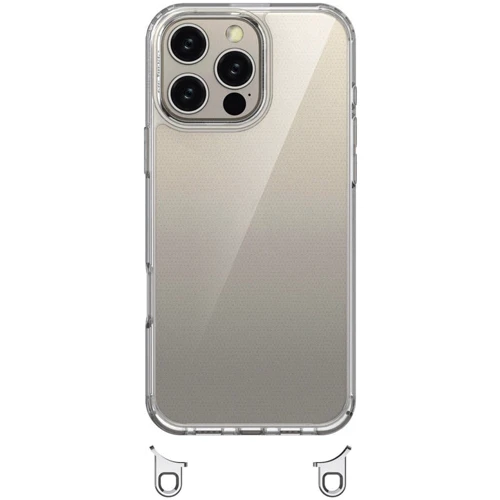 Чехол для iPhone Epic TPU Transparent with Straps Light Pink for iPhone 15 Pro фото 5
