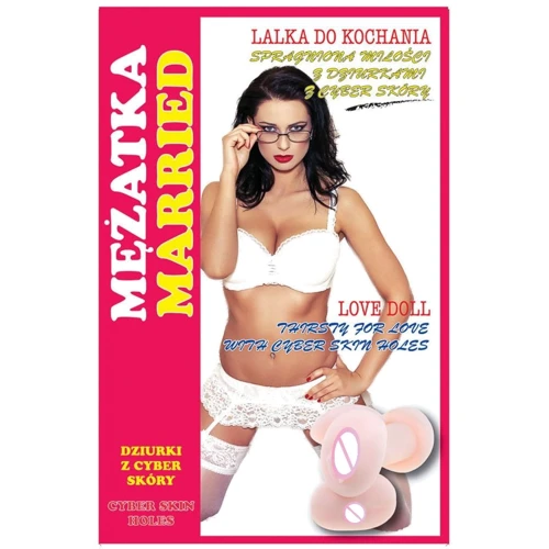 Надувная кукла для секса с вибрацией BOSS Mężatka
