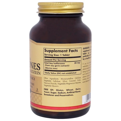 Solgar Isoflavones with Genistein and Daidzein 120 Tablets: Форма выпуска Таблетки