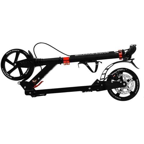 Двухколесный самокат Scale Sports SS-04 Black Дисковый тормоз: Тип колес литые
