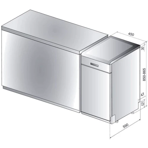 Посудомойка Indesit DSFO 3T224 C S: Расход воды, л 9