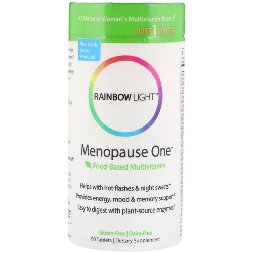 Rainbow Light Menopause One Food-Based Multivitamin 90 Tabs Мультівітаміни для жінок