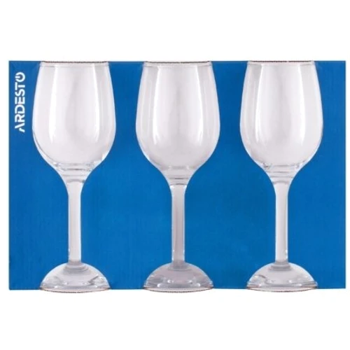 Бокал Ardesto Gloria для вина 300 мл 3 шт. (AR2630GWT)