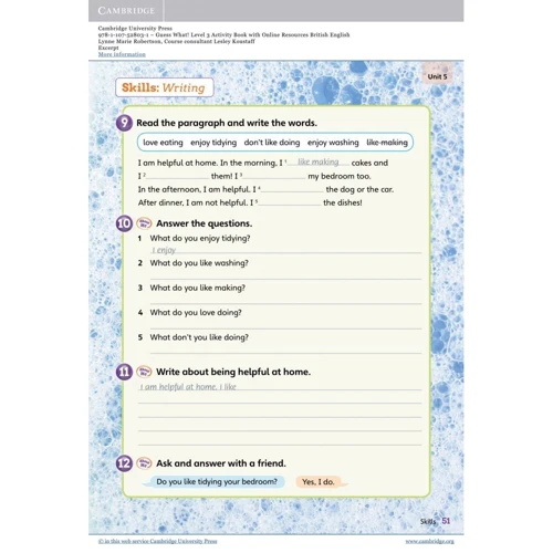 Guess What! 3: Activity Book with Online Resources: ISBN 9781107528031