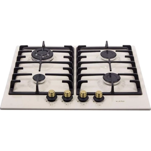 Варочная поверхность газовая Ventolux HSF640-B3 T (IVORY/BRONZE): Расположение панели спереди