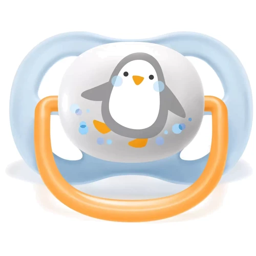 Пустышка ортодонтическая Philips AVENT Ultra Air Animal для мальчиков 0-6 мес 2 шт (SCF080/05): Возраст до 6 месяцев