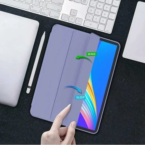 Аксессуар для iPad BeCover Tri Fold Soft TPU Silicone Purple for iPad Pro 13 2024 M4 (711754): Материал полиуретан