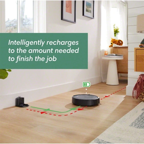 Робот-пилосос iRobot Roomba i5+: Додатково Удаленное управление, Обнаружение препятствий, Построение карты передвижения, Циклонная система фильтрации, Умный, Для больших помещений, Для маленькой квартиры, Станция самоочищения, Система фильтрац