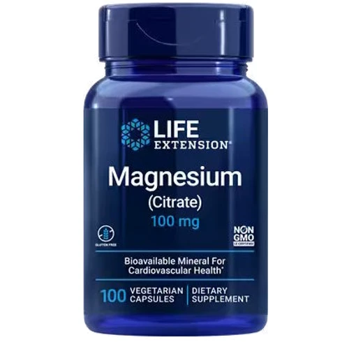 Life Extension Magnesium (Citrate) 100 mg 100 Veggie Caps Цитрат магния