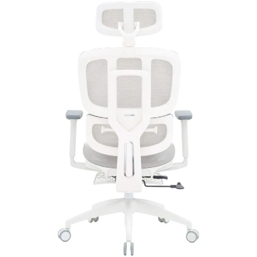Офісне крісло OfficePro Skyline (OC750-W-LG-LG): Матеріал оббивки Тканина, З сіткою