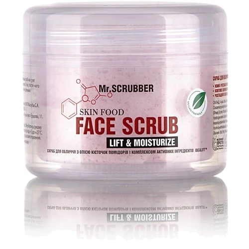 Mr.SCRUBBER Скраб для лица Skin Food Idealift™ с маслом косточек томатов 170 ml: Пол Для женщин