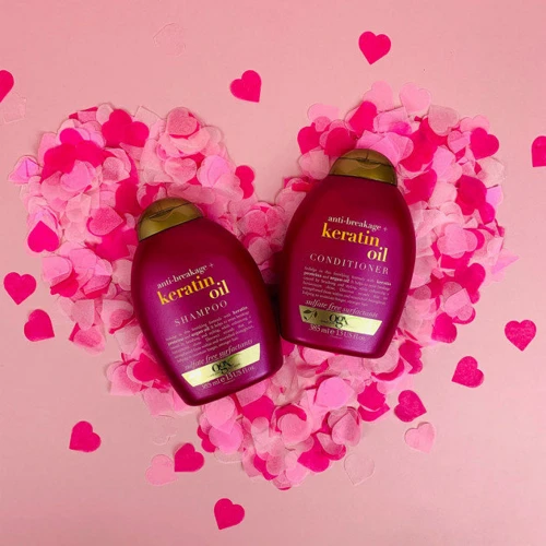 OGX Keratin Oil Кондиционер против ломкости с кератиновым маслом 385 ml фото 8
