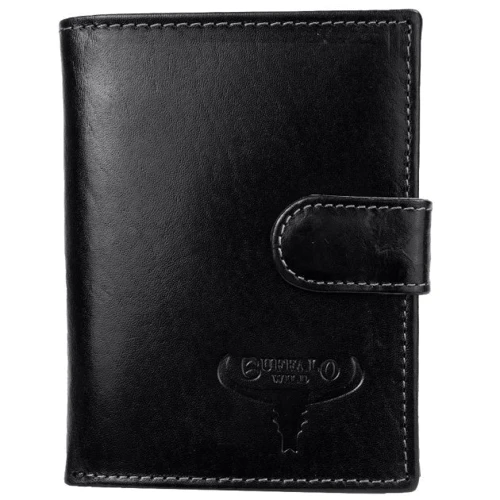 Мужской кошелек Buffalo Wild черный (N4L-CVTB BLACK): Страна производитель Польша