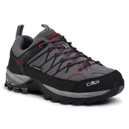 Ботинки CMP Rigel Low Trekking Shoes Wp (3Q13247-44Uf) 43 (44) серые натуральная замша демисезон фото 2