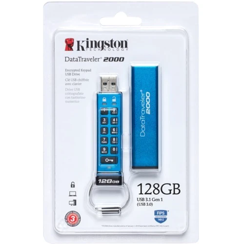 USB-флешка Kingston 128GB DataTraveler 2000 USB 3.0 (DT2000/128GB) фото 9