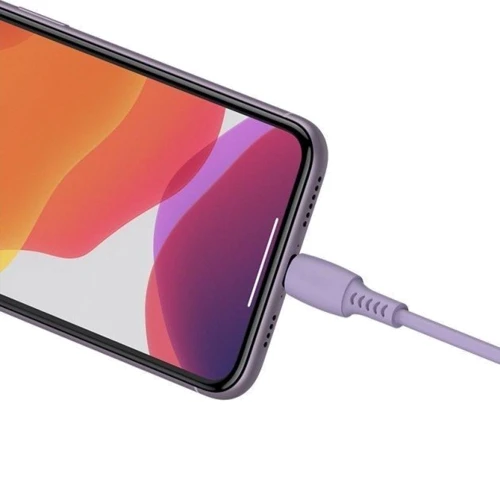 Кабель Baseus Cable USB-C to Lightning Colorful 18W 1.2m Purple (CATLDC-05) фото 4
