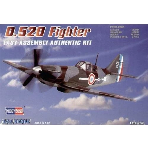 Модель Hobby Boss Французький винищувач D. 520 (HB80237)