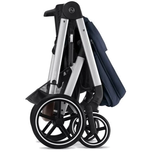 Прогулочная коляска Cybex Balios S Lux SLV Ocean Blue с бампером (522003755): Возможность установки люльки есть
